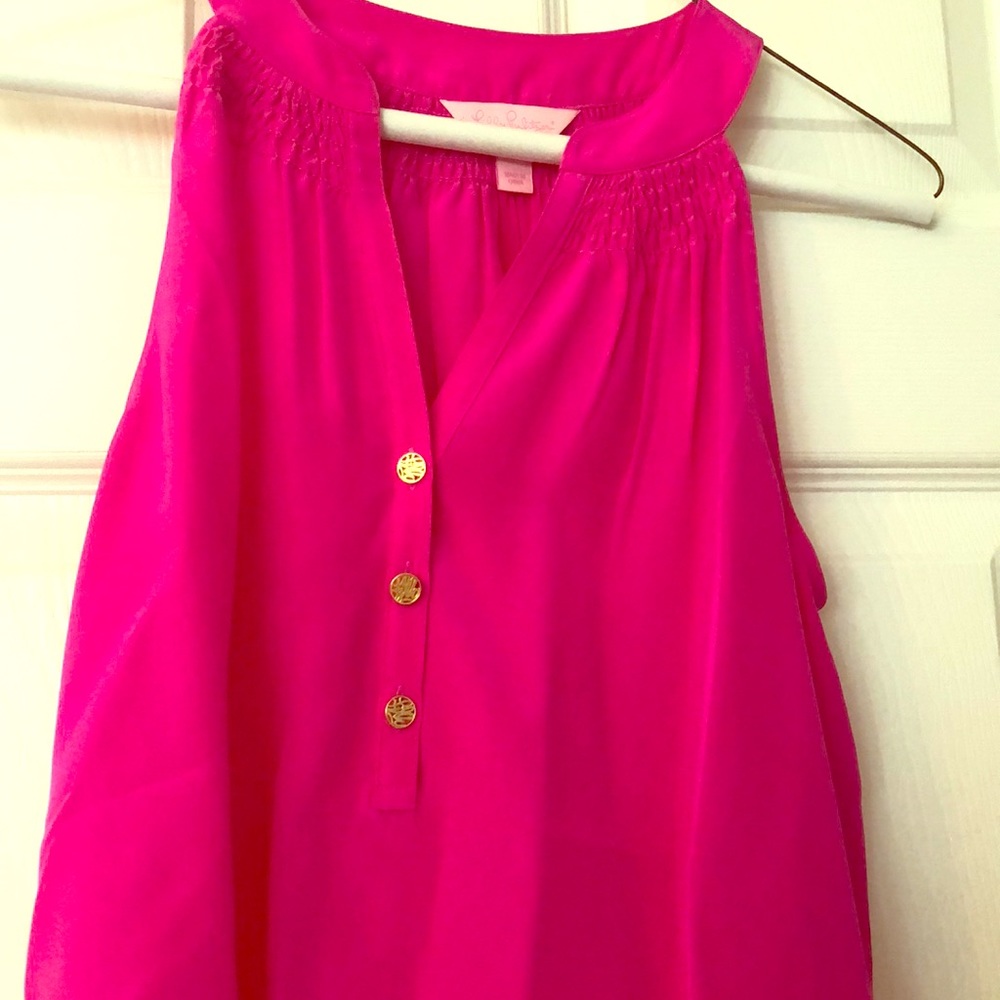 Hot Pink Lilly Pulitzer Blouse